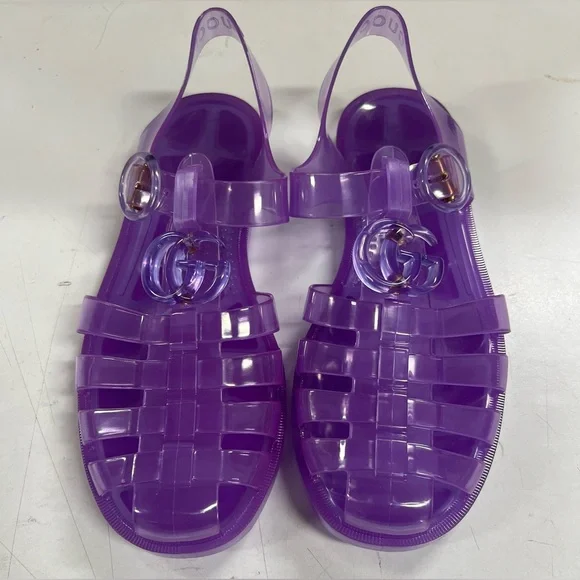 Gucci Translucent Purple Sandals - Picture 2 of 4
